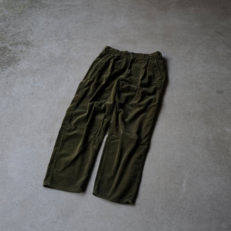 [W33 L30] VINTAGE POLO CORDUROY 2tuck PANTS_no.3