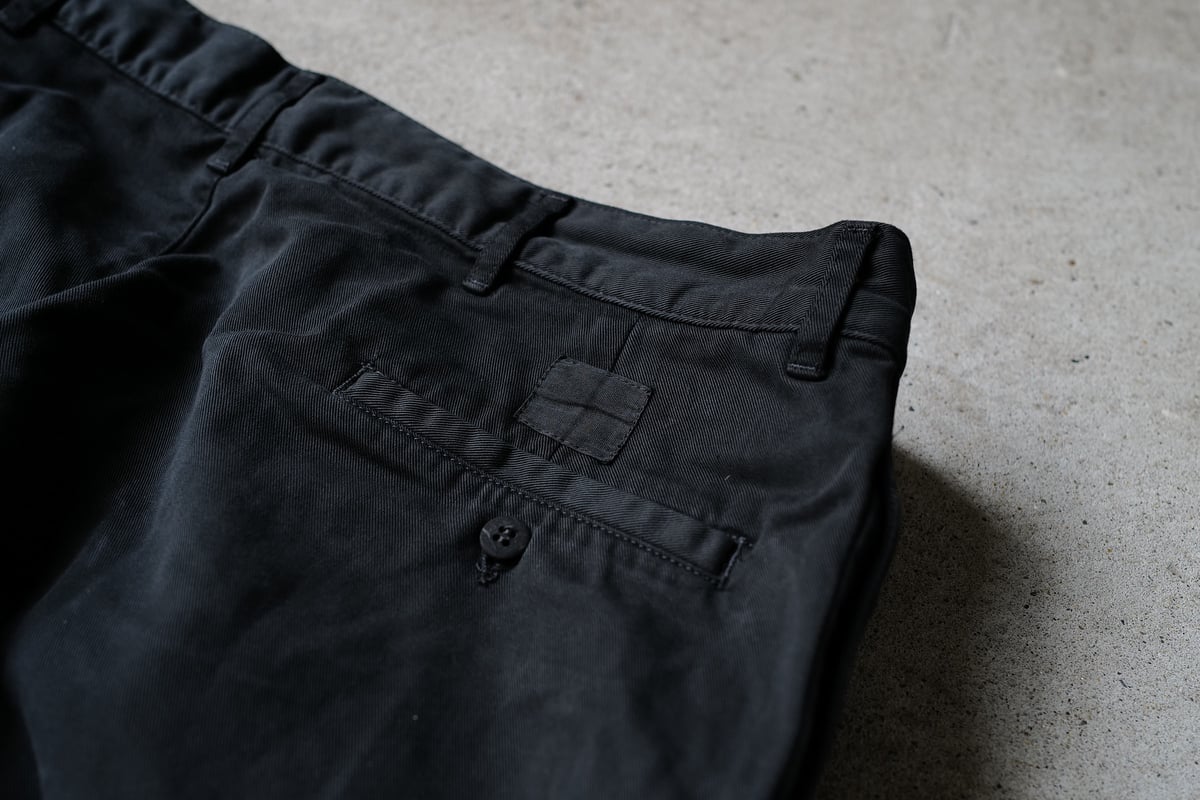 W36 L35] Super Black_VINTAGE POLO CHINO 2tuck