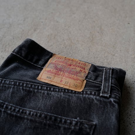 ［W33 L30］Levi's 501_Sulfur Black_no.11