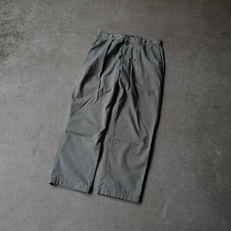 ［W35 L30］VINTAGE POLO CHINO 2tuck PANTS_Military Olive_no.1