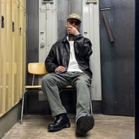 6月末お届け予定分_［Free Size］Fragments of Vintage Leather_Zip-up Jacket