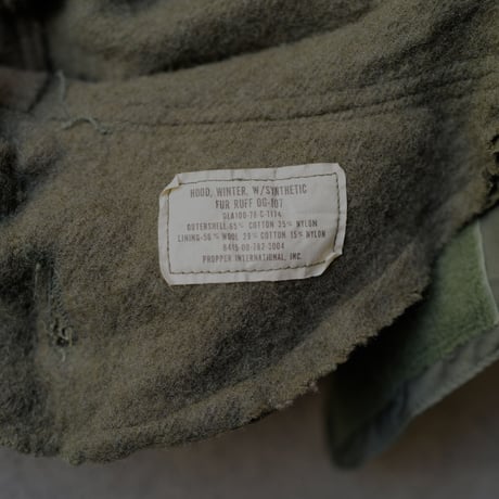 ［Free size］m65_hood_deadstock
