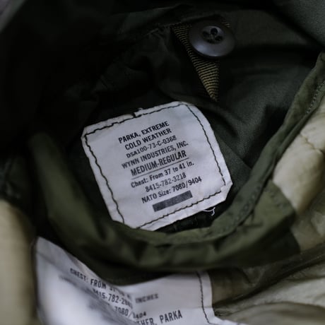 ［M］m65 parka_Mini tag model_fullset_deadstock_no.1