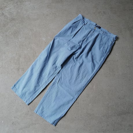 [W36 L32] POLO Chambray 2tuck pants_MADE IN USA_80-90s vintage_no.3
