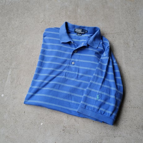 ［L］POLO SHIRT_MADE IN USA_80-90s vintage_no.8