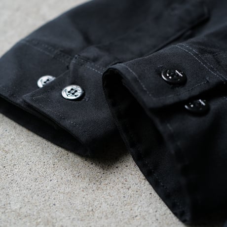 ［16 1/2 XL fit］U.S.NAVY Black Shirt_deadstock_no.16