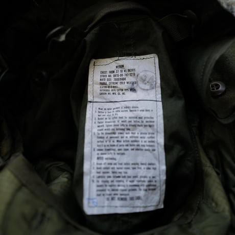 ［M］m65 parka_fullset_deadstock_no.86