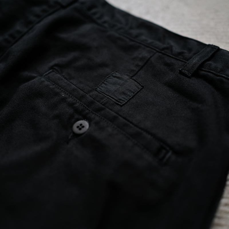 W34 L30］Super Black_BIG CHINO PANTS by Polo Ra
