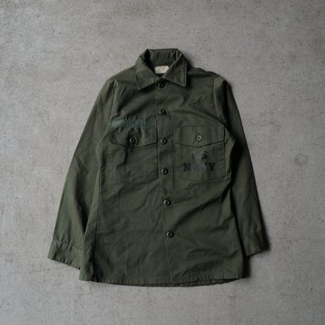 ［13( 1/2)］US NAVY Olive Green Shirts_no.25