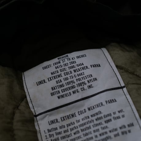 ［M］m65 parka_Mini tag model_fullset_deadstock_no.1