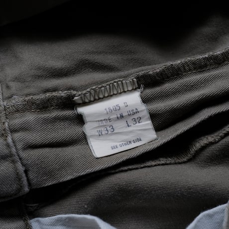 ［W34 L29］VINTAGE POLO CHINO 2tuck PANTS_Military Olive_no.5