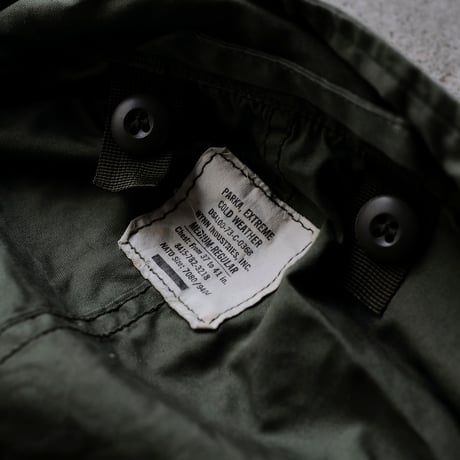 ［M］m65 parka_mini tag model_deadstock_no.105