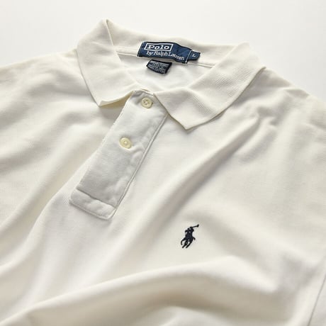 ［L］POLO SHIRT_MADE IN USA_80-90s vintage_no.22