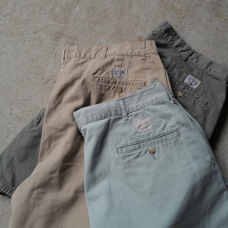 [W38] POLO CHINO SHORTS 2tuck_80s vintage