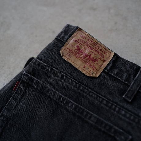 [W37 L30] Levi's 505_Sulfur Black Red Tab_90s_no.7