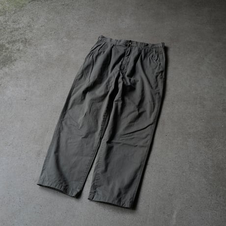 ［W36 L30］VINTAGE POLO CHINO 2tuck PANTS_Military Olive_no.3