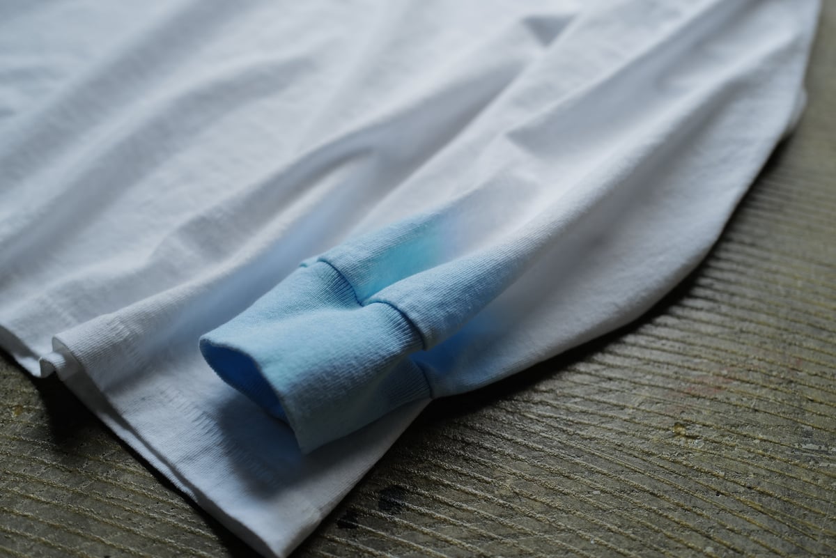 anytee classics] Light Blue Dyed Long Tee | an
