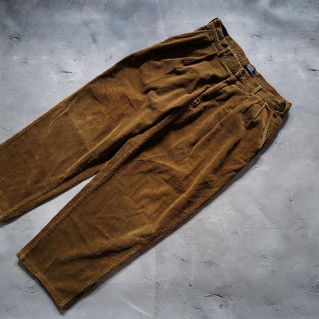 [W34 L28] POLO COUNTRY 2tuck CORDUROY PANTS_80-90s vintage