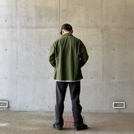 ［XL fit］USARMY Olive Green Shirts_First Model_no.10