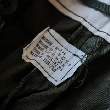 ［M-Regular］USARMY M-65 Trousers_deadstock_no.04