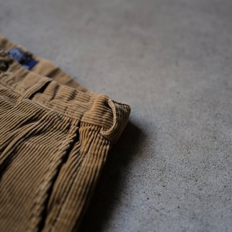 [W32 L31] VINTAGE POLO CORDUROY 2tuck PANTS_no.2
