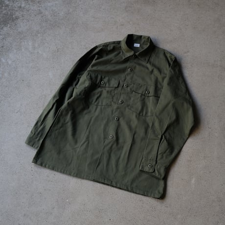 ［16 1/2 XL fit］USARMY Olive Green "BIG" Shirt_deadstock_no.5
