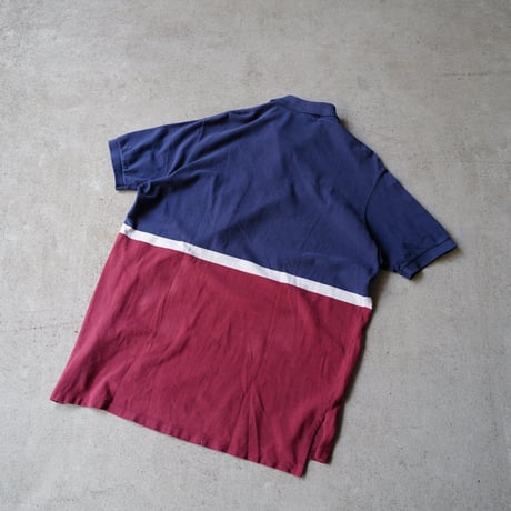 ［L (fit like XL)］POLO SHIRT_MADE IN USA_80-90s vintage_no.25