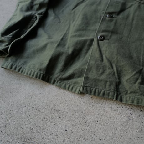 ［L (15 1/2)］USARMY Olive Green Shirts_Cotton100_no.18