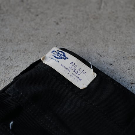 ［W38 L30］Vintage Black Pants_Dickies 4pocket_deadstock_no.3