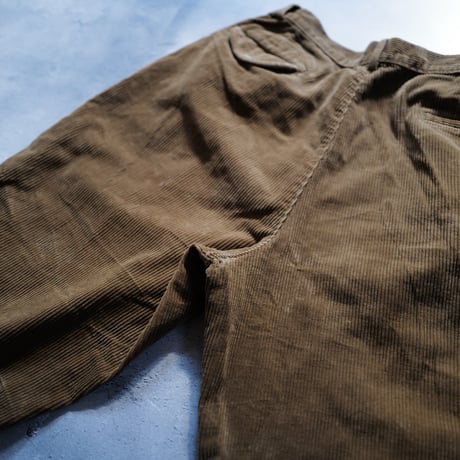 [W34 L28] POLO COUNTRY 2tuck CORDUROY PANTS_80-90s vintage