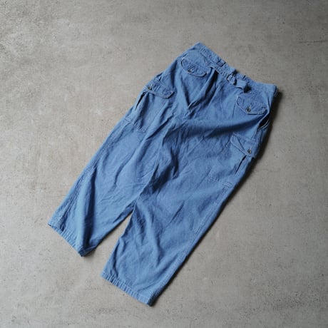 [W35 L32] POLO Chambray Cargo pants_MADE IN USA_80-90s vintage_no.1