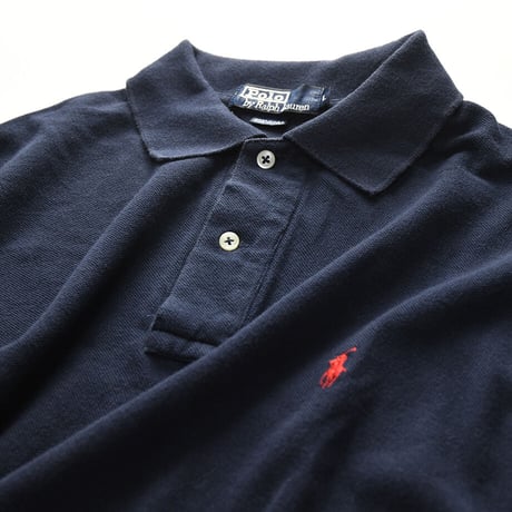 ［L］POLO SHIRT_MADE IN USA_80-90s vintage_no.29