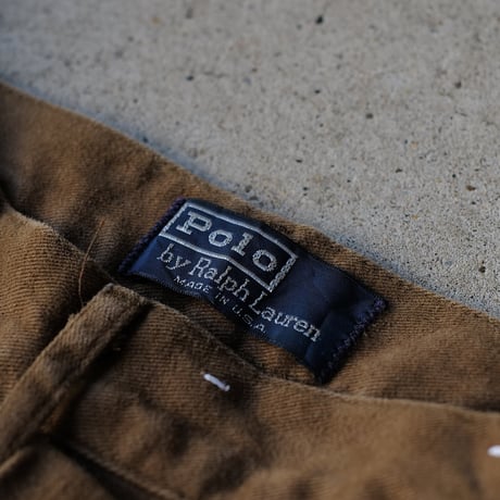 [W34 L30] VINTAGE POLO CHINO 2tuck Pants_Military Color_no.9
