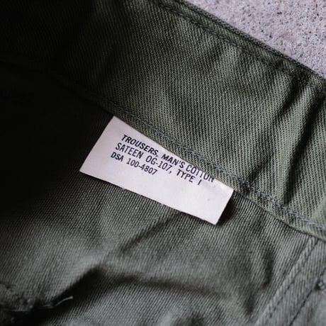 ［38×30］USARMY OG-107 Trousers_deadstock
