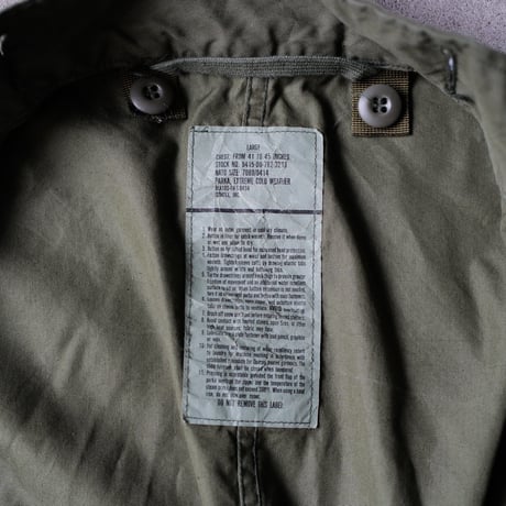 ［L］m65 parka_Plastic Zipper