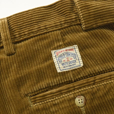[W37 L32] POLO CORDUROY 2TUCK PANTS_80-90s vintage_no.152