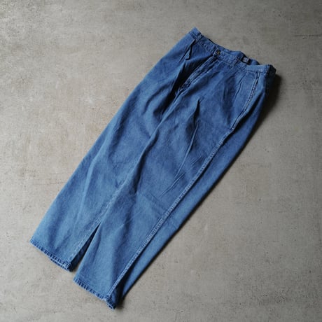 [W36 L32] POLO Denim 2tuck pants_MADE IN USA_80-90s vintage_no.4