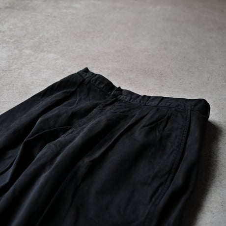 [W37 L33] Super Black_VINTAGE POLO CHINO 2tuck Pants_no.2