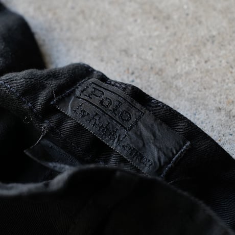 [W37L30] Super Black_VINTAGE POLO CHINO 2tuck Pants_no.15