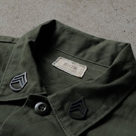 ［16 (1/2) / XL fit］USARMY Olive Green Shirts