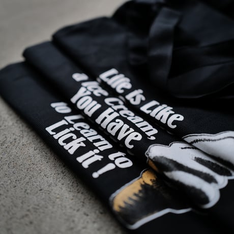 [anytee classics] Ice Cream Tote Bag_Black body