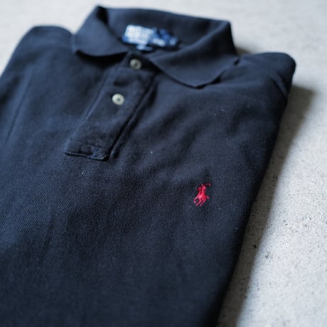 ［L］POLO SHIRT_MADE IN USA_80-90s vintage_no.10