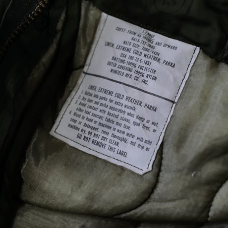 ［XL］m65 parka_fullset_deadstock_1970's_no.2