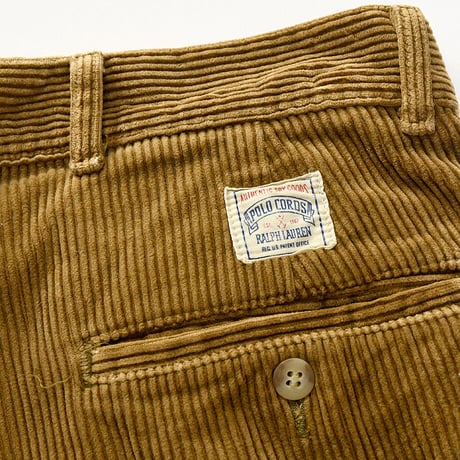 [W34 L32] POLO CORDUROY 2TUCK PANTS_80-90s vintage_no.139