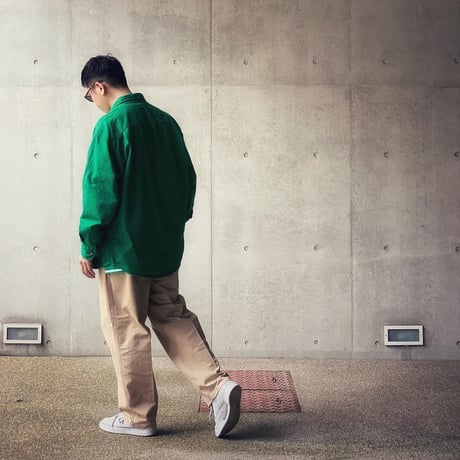 ［L］Old GAP_90s vintage_green shirt