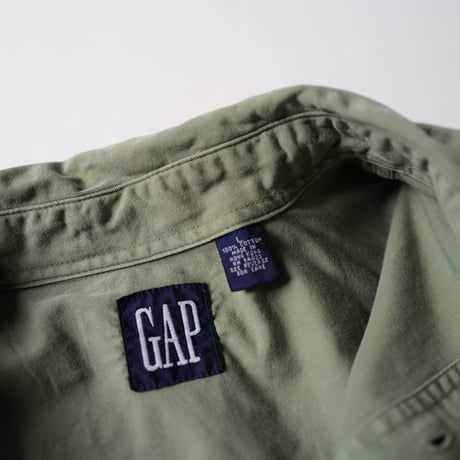［L］Old GAP_90s vintage_military shirt