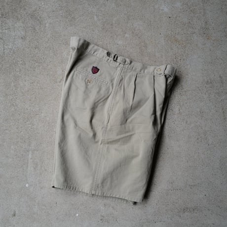 [W38] POLO CHINO GURKHA SHORTS 2tuck_80-90s vintage