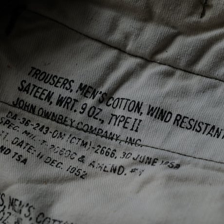 ［M-Regular］USARMY M-51 Trousers_deadstock_no.44
