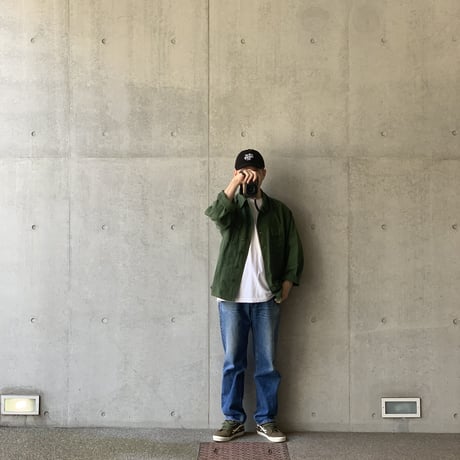 ［XL fit］USMC Olive Green Shirts_First Model_no.6