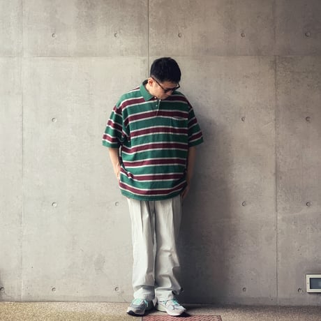 ［L］Big Polo_90s vintage_polo shirt